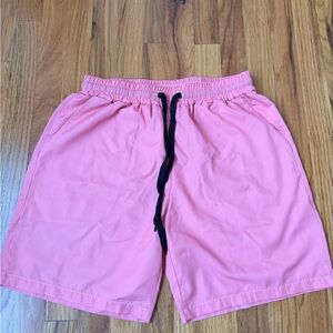 SHEIN Pink Swim Trunks for Men